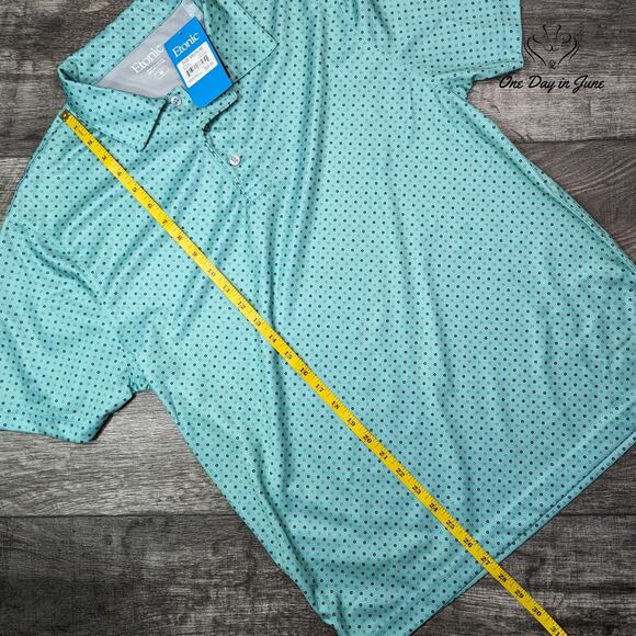 Etonic Moisture Wicking Polo Shirt Size M - Picture 4 of 5